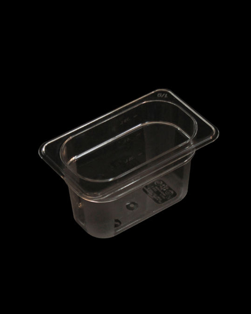 Polycarbonate pan 1/9 One ninth size X 4in