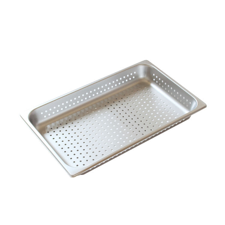 Stainless SteamTable Pan 1/1 Full-Size perforated X 2in