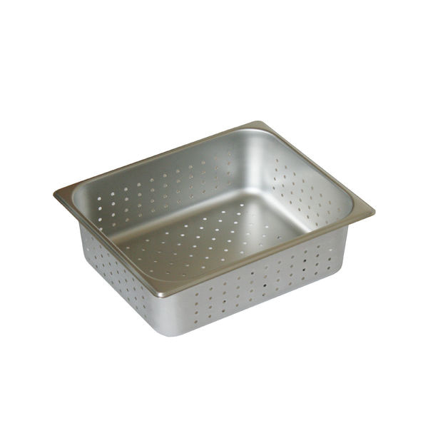 Stainless SteamTable Pan 1/2 Half Size perforated X 4in